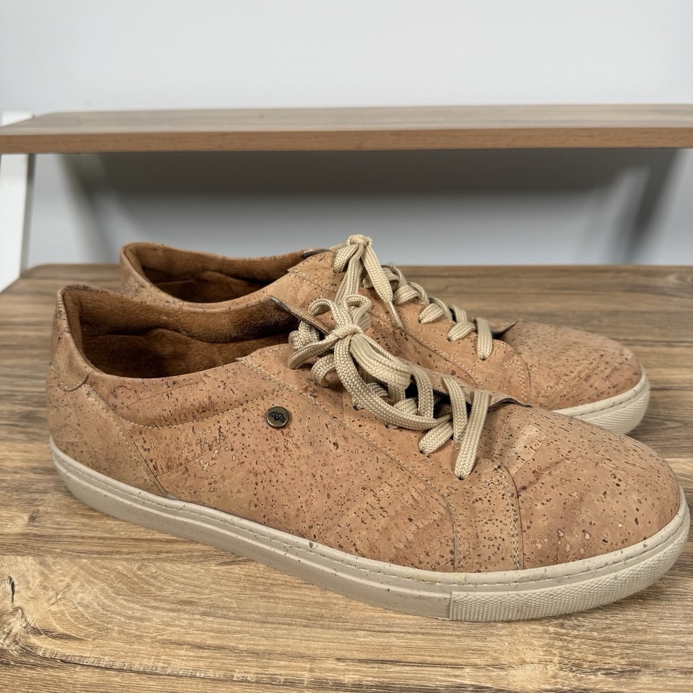 Men's Cork House Sunslider Sneaker Lightweight Tan Size 46